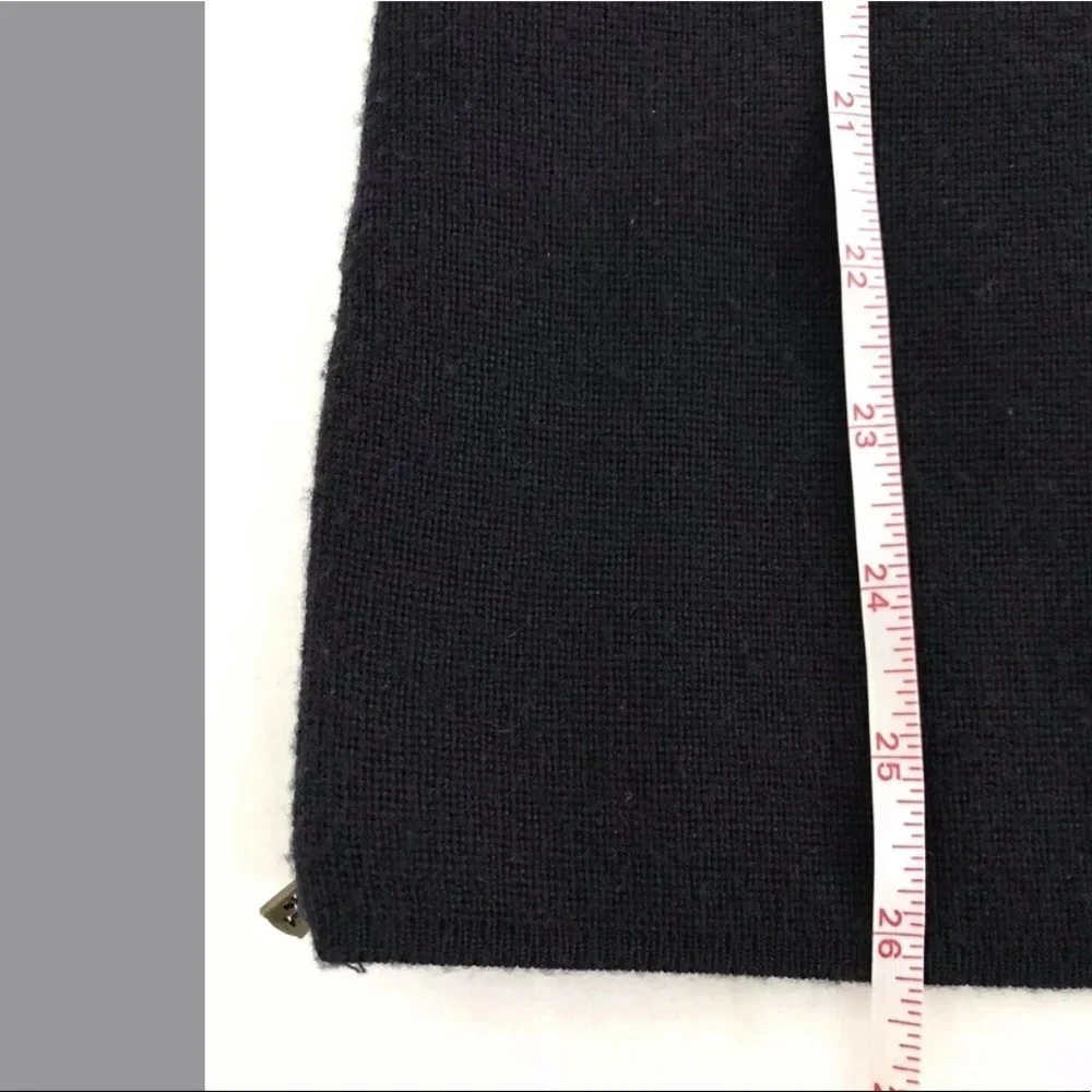 Tory Burch | Rylie Womens Side Zip Wool Sweater